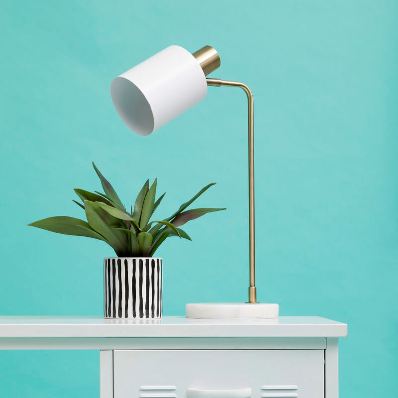 White Shade Desk Lamp | Newton