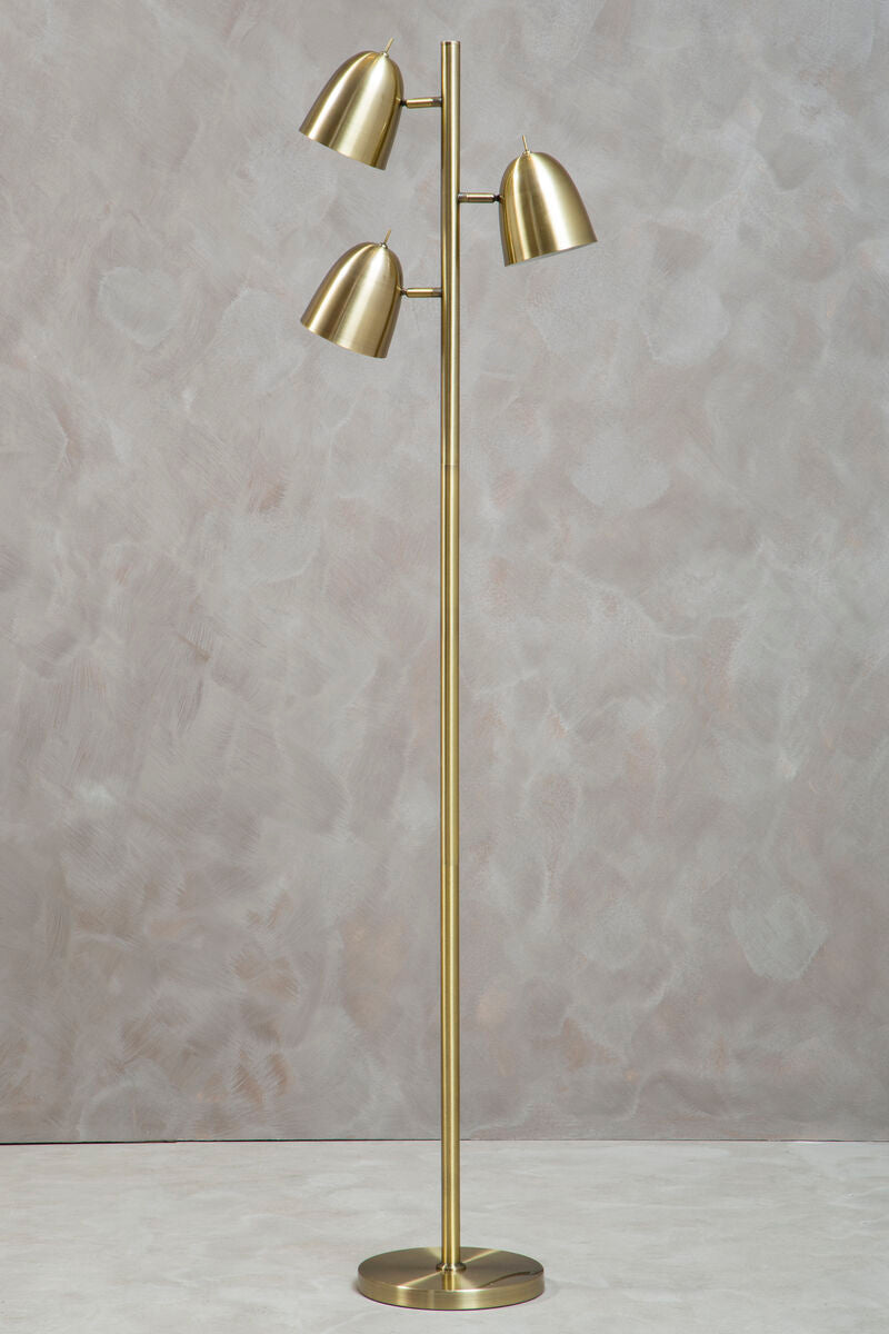 Brass Finish Floor Lamp | Newton