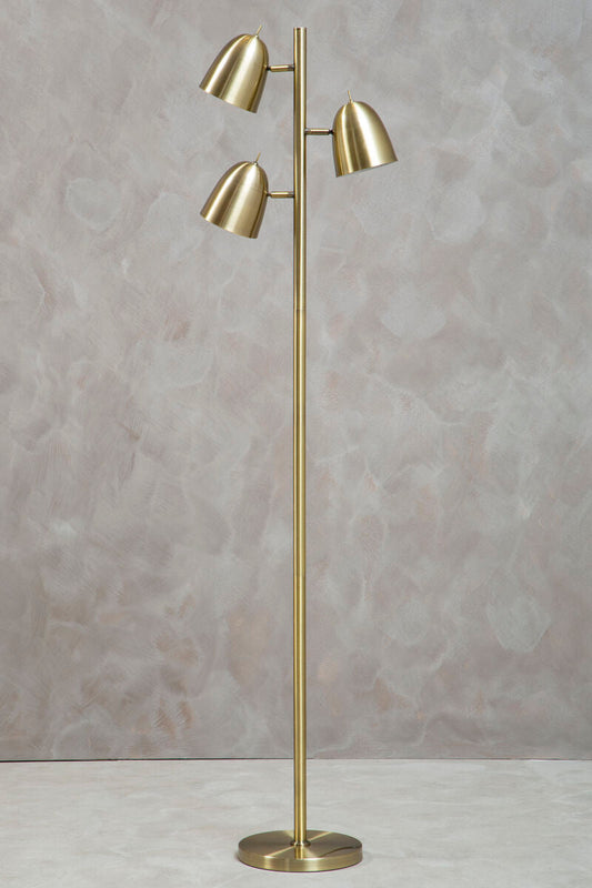 Brass Finish Floor Lamp | Newton