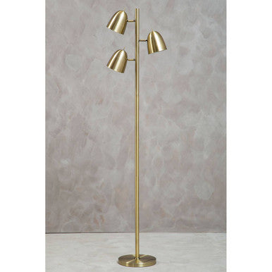 Brass Finish Floor Lamp | Newton