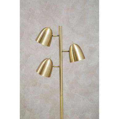 Brass Finish Floor Lamp | Newton