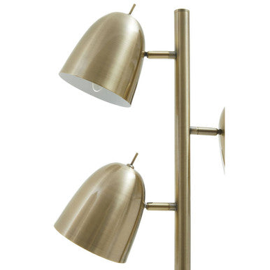 Brass Finish Floor Lamp | Newton