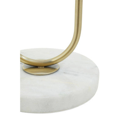 White Fabric Shade Table Lamp | Nolan