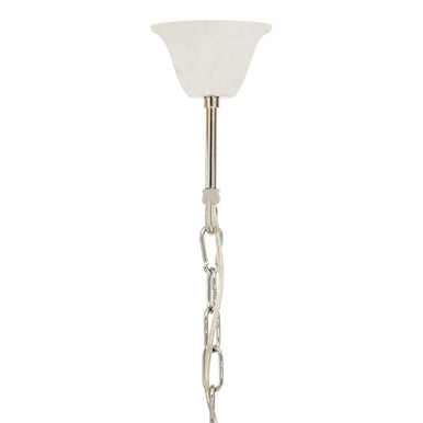 Chrome Finish and Smoked Glass Starburst Pendant Light | Karlo