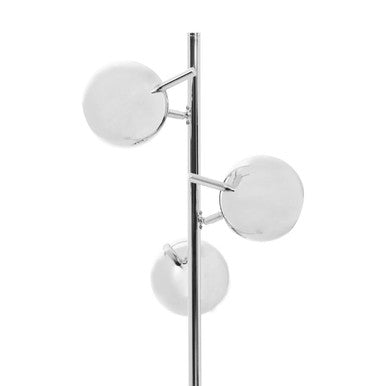 Chrome Finish Floor Lamp with Three Lights | Karter
