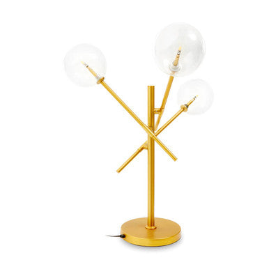 Brass Finish 3 Bulb Table Lamp | Abira