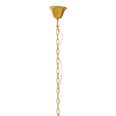 Brass Finish Four Bulb Pendant Light | Kamara