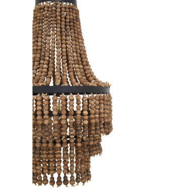 Wooden Beads Large Chandelier | Lapiz