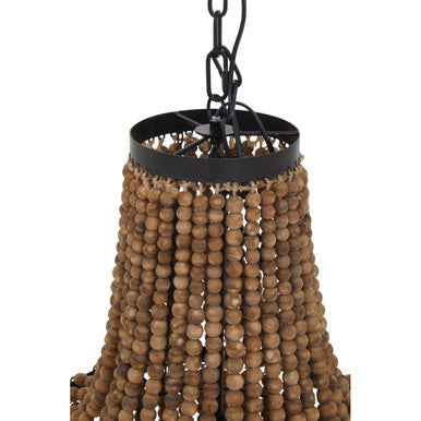 Wooden Beads Large Chandelier | Lapiz