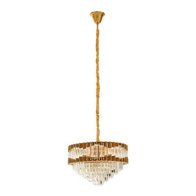 Four Bulb Antique Gold Chandelier | Babylon