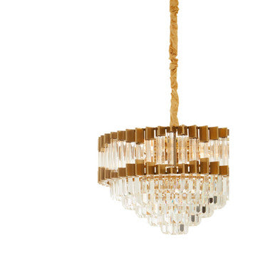 Four Bulb Antique Gold Chandelier | Babylon