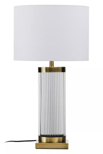 White and Gold Table Lamp | Lily