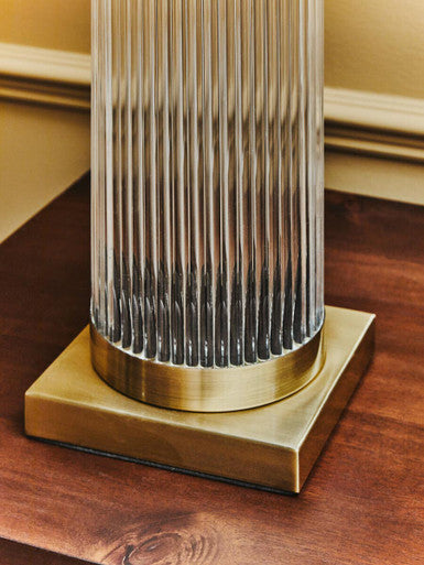 White and Gold Table Lamp | Lily