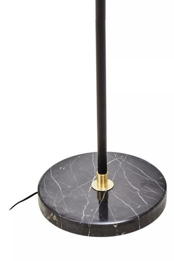 Gold Finish Metal Shade Floor Lamp | Newton