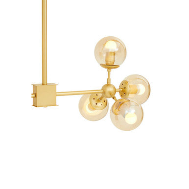 Gold 8 Arm Statement Pendant Light | Abira