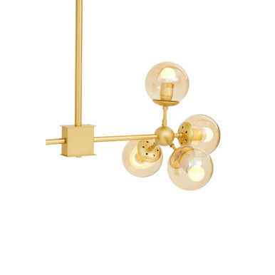 Gold 8 Arm Statement Pendant Light | Abira