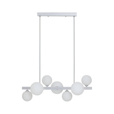 Chrome Finish 7 Light  Statement Pendant Light | Abira
