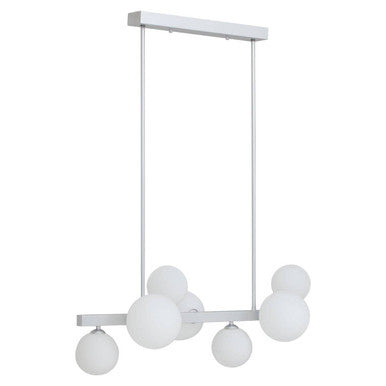 Chrome Finish 7 Light  Statement Pendant Light | Abira