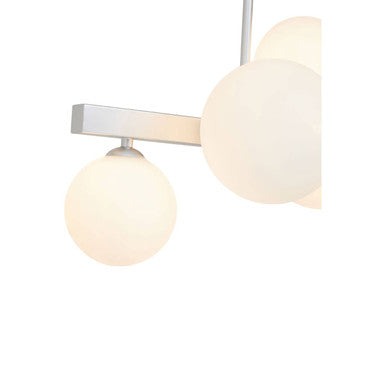 Chrome Finish 7 Light  Statement Pendant Light | Abira