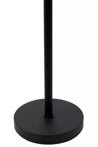 Clear Crystal Table Lamp with Black Metal | Hutchinson