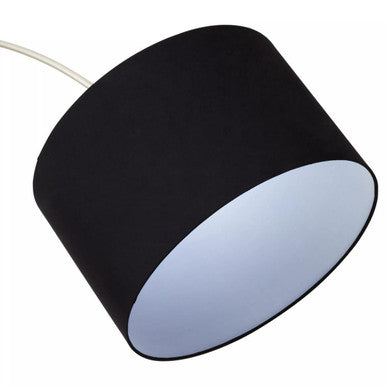 Satin Nickel Finish Metal Floor Lamp | Hubert