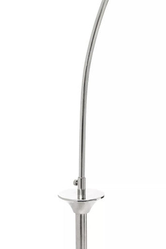 Satin Nickel Finish Metal Floor Lamp | Hubert