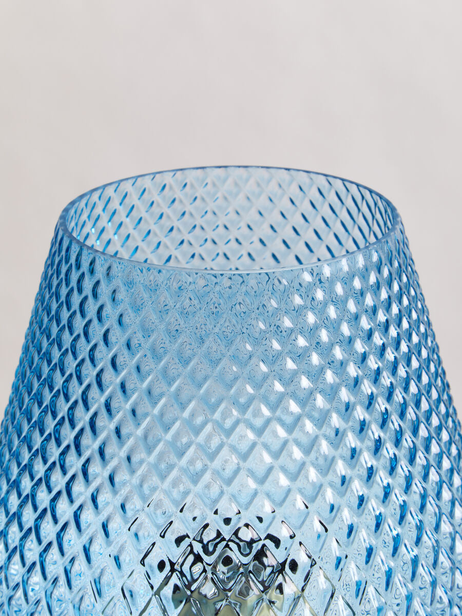 Blue Glass Table Lamp | Noble