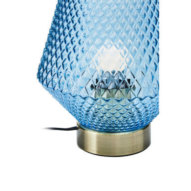 Blue Glass Table Lamp | Noble