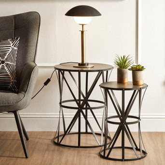 Gold Finish Metal Table Lamp | Octavia