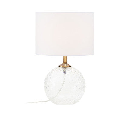 Clear Glass Table Lamp | Noa