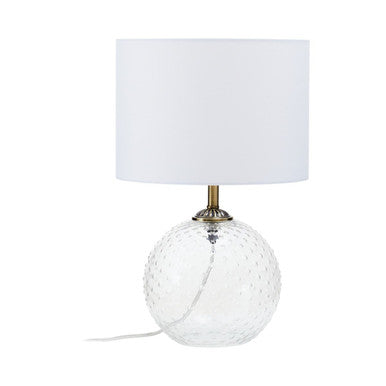 Clear Glass Table Lamp | Noa