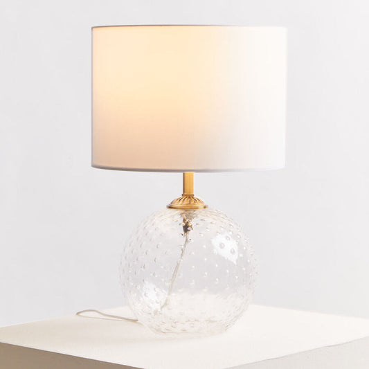 Clear Glass Table Lamp | Noa