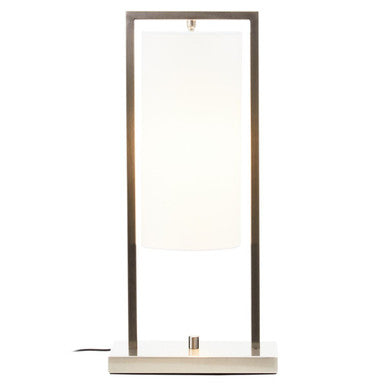 Nickel Finish Table Lamp