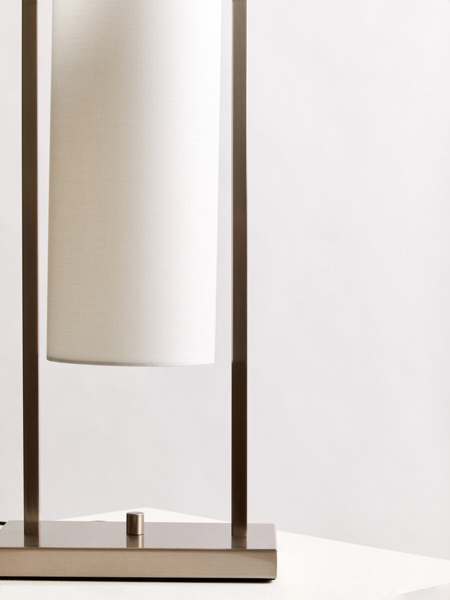 Nickel Finish Table Lamp | Atkins