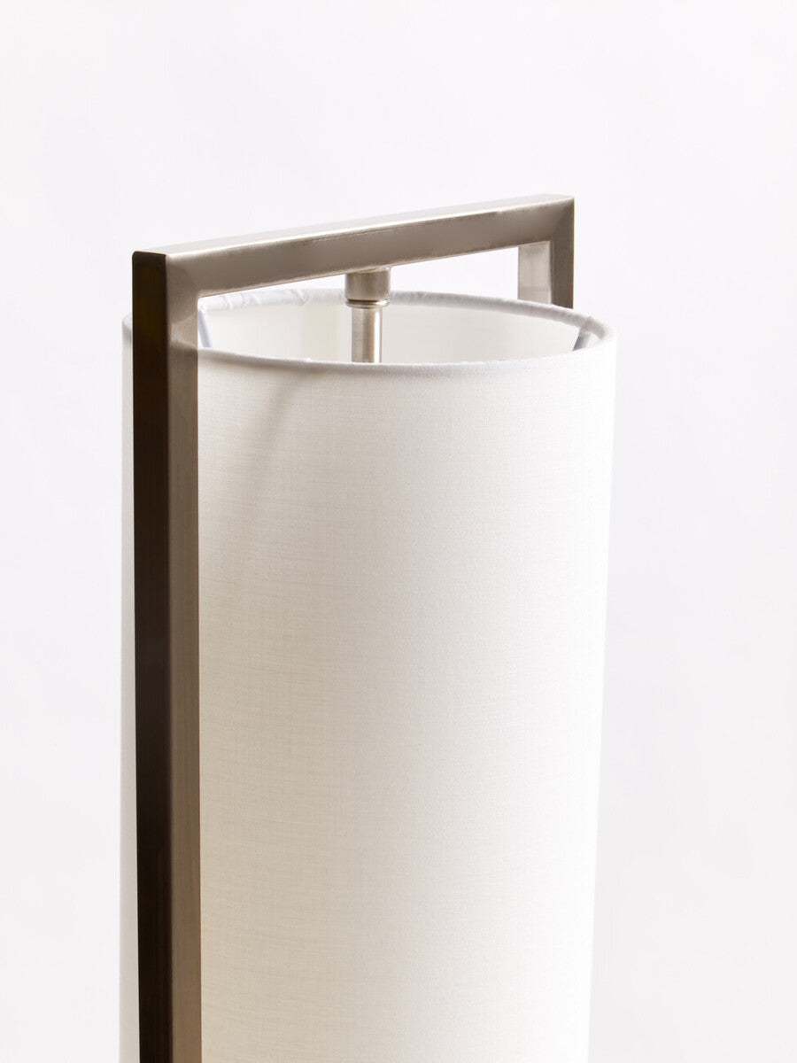 Nickel Finish Table Lamp | Atkins