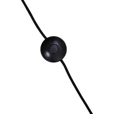 Black and Brass Finish Floor Lamp with Marble Base | Equipoise
