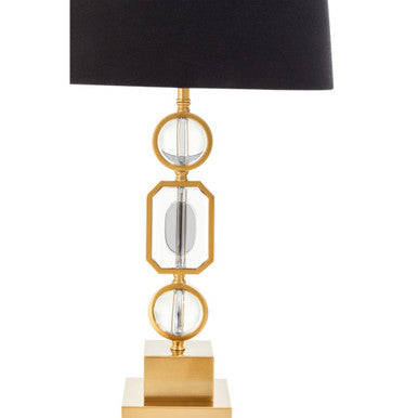 Gold And Crystal Table Lamp | Zana