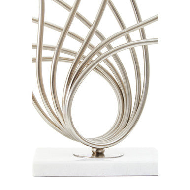 Brushed Chrome Spoke Table Lamp | Zaha