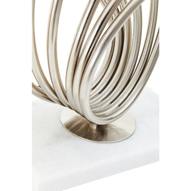 Brushed Chrome Spoke Table Lamp | Zaha