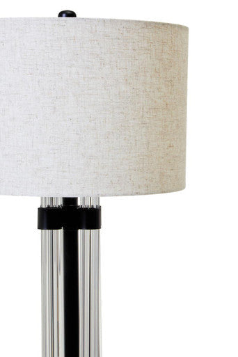 Matte Black and Ivory Table Lamp | Eman