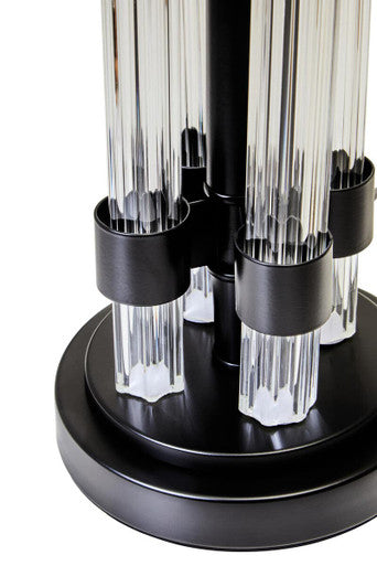 Matte Black and Ivory Table Lamp | Eman