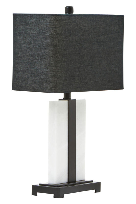 Black and White Marble Table Lamp | Elvie