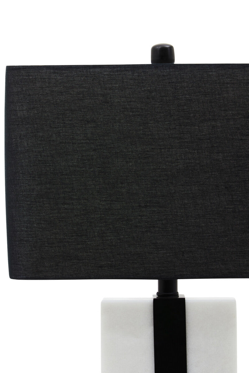 Black and White Marble Table Lamp | Elvie