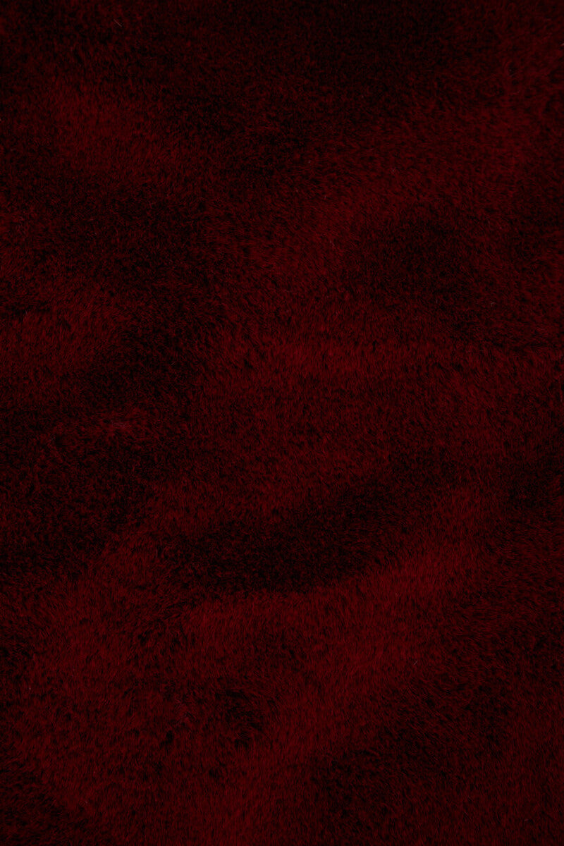 Bosie Red Wine Faux Fur Throw | Lamina