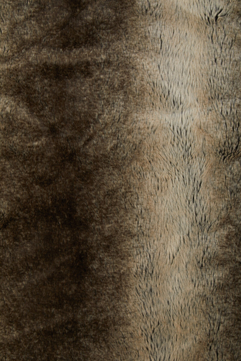 Bosie Mocha Ombre Fur Throw | Lamina
