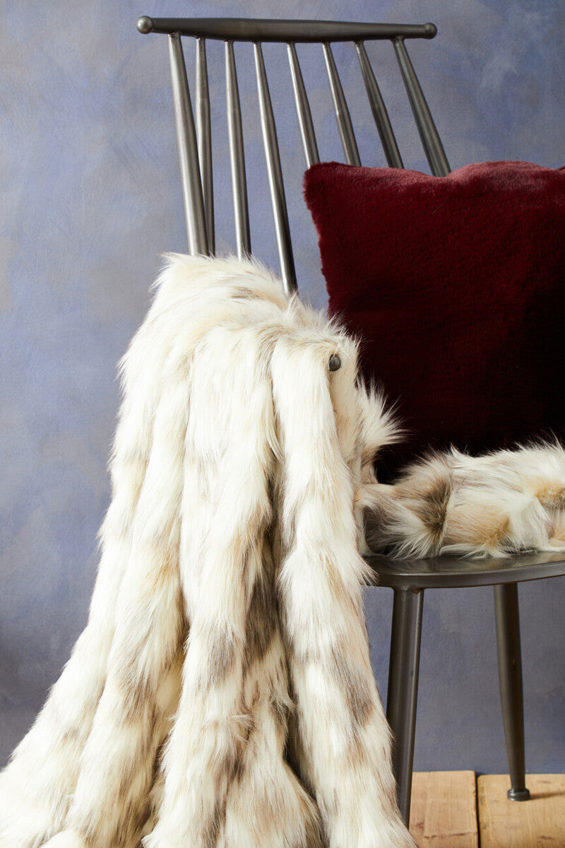 Bosie Natural Fur Throw | Lamina