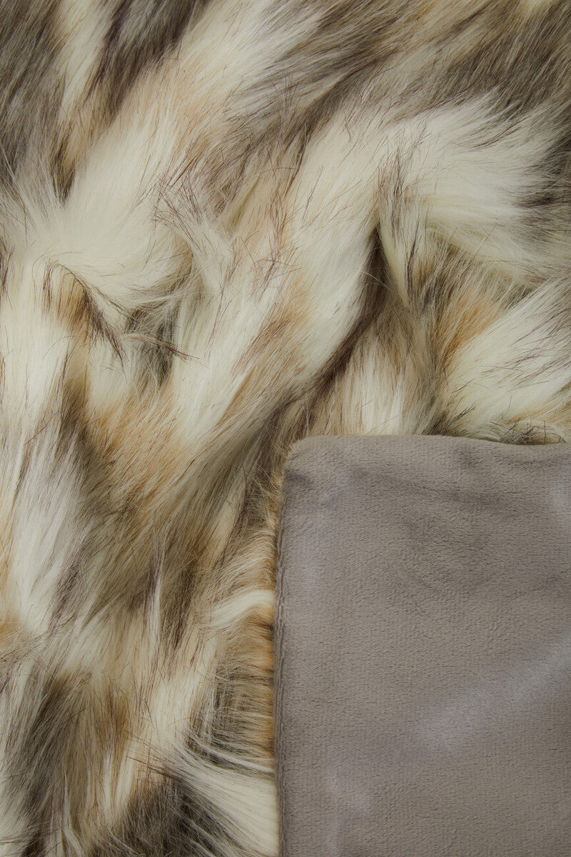 Bosie Natural Fur Throw | Lamina
