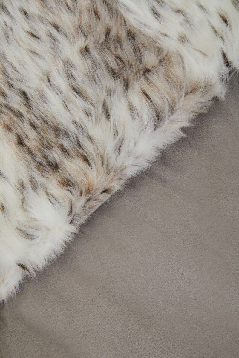 Bosie Animal Print Fur Throw | Lamina