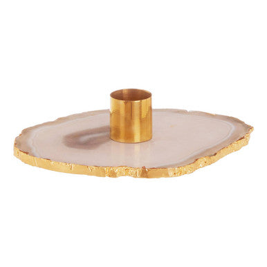 Grey Agate Candle Holder | Bowerbird Agata