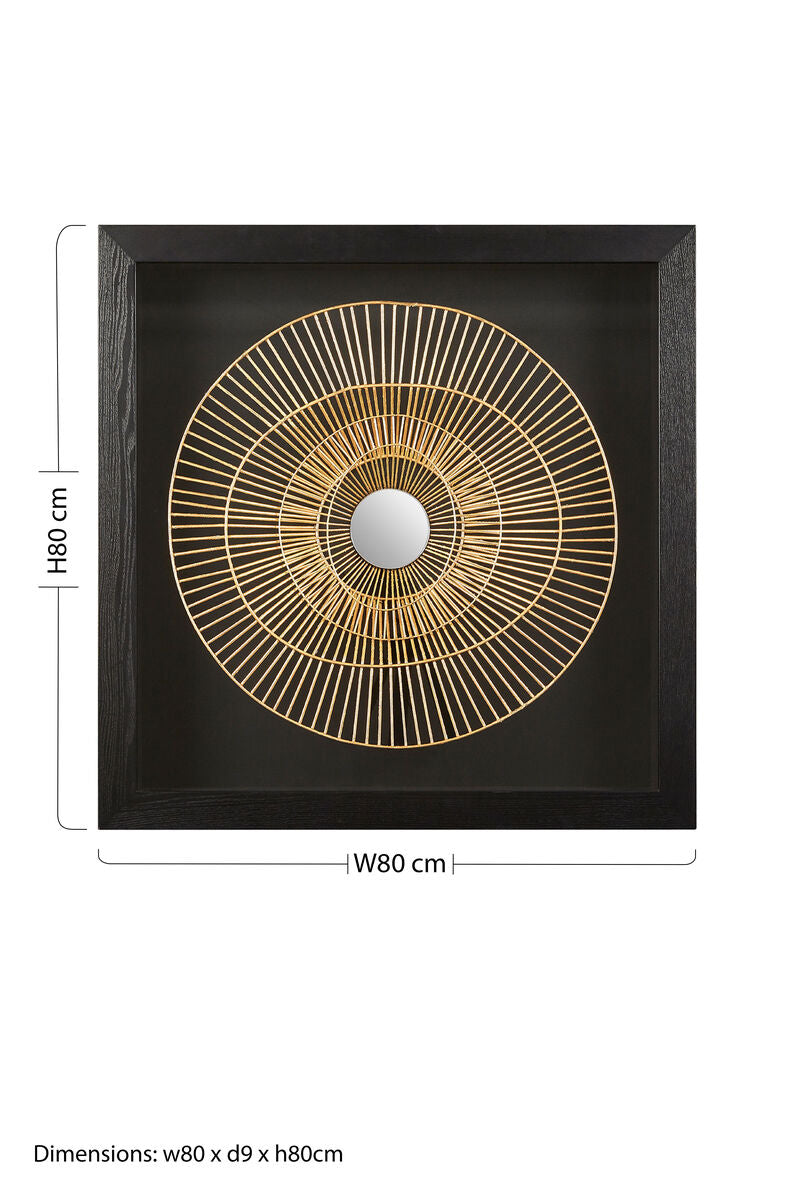 Gold and Black Wall Art | Modello